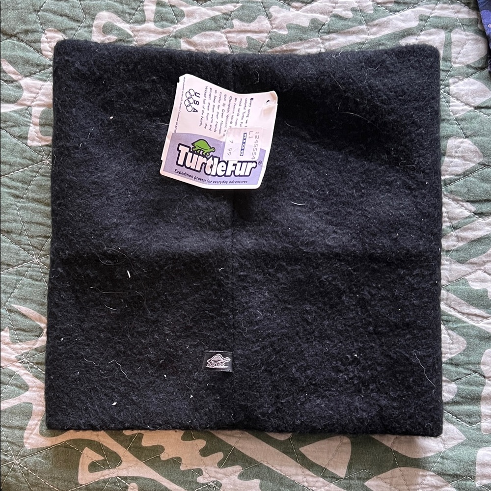 Turtle Fur Black Face Mask